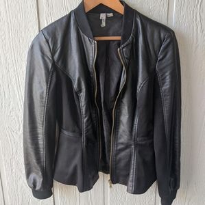 Faux Leather Jacket/Blazer